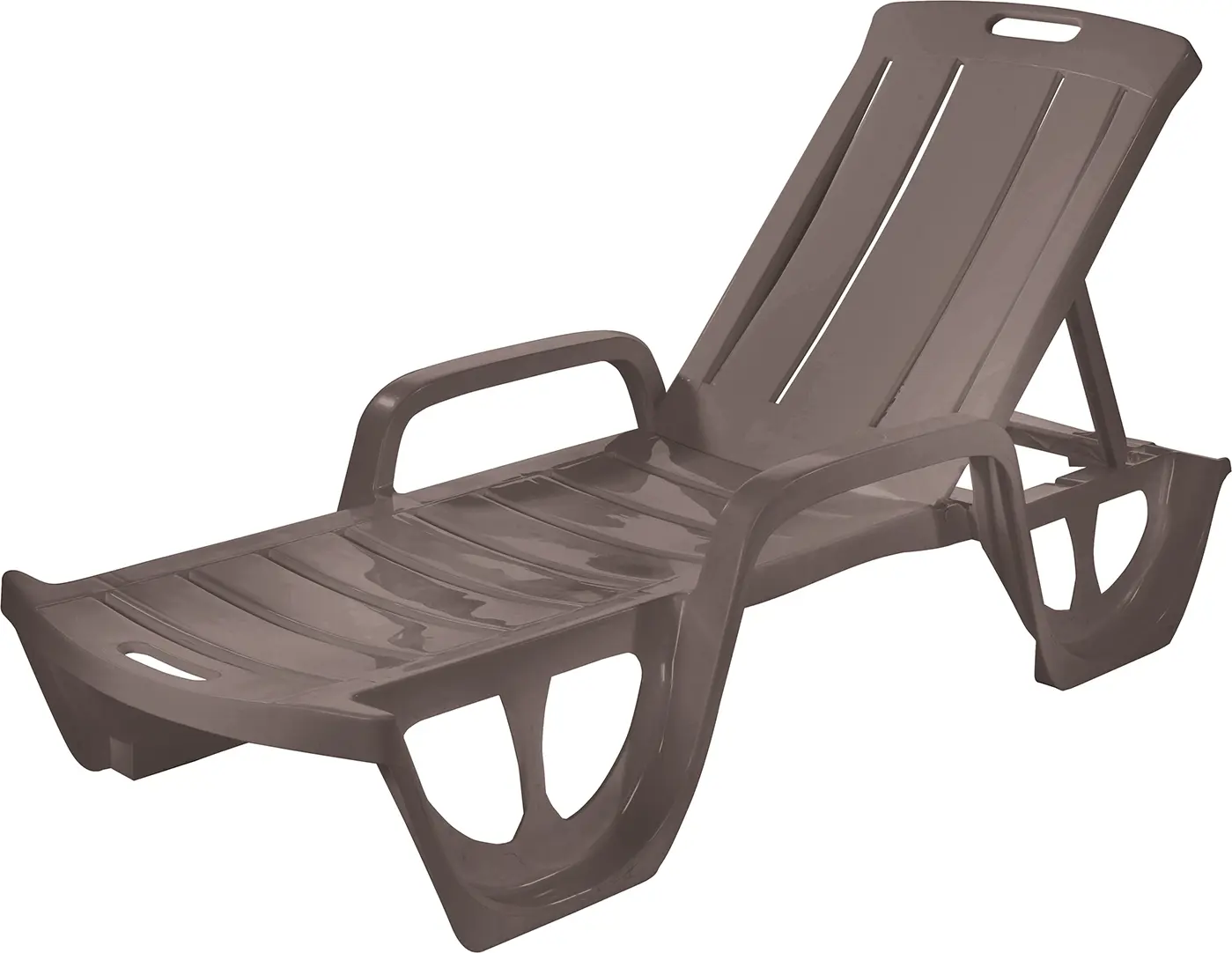 Изображение товара Шезлонг Keter Florida 190x67x30 см пластиковый капучино долговечный комфорт