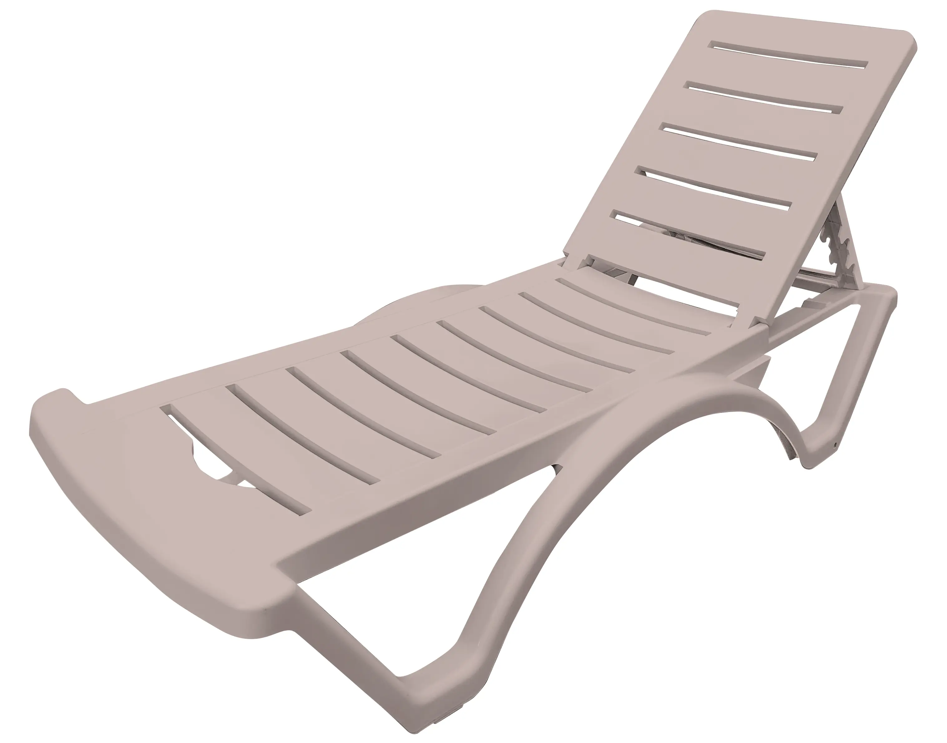 Изображение товара Шезлонг Adriano Classic 187х65х31 см пластик какао