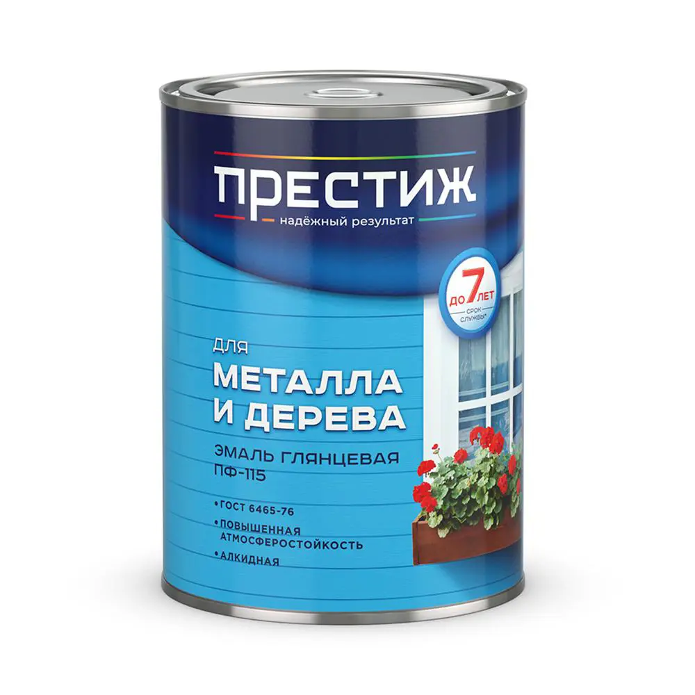 Изображение товара Эмаль ПРЕСТИЖ ХОЛДИНГ 01-001-011-009 глянцевая цвет сиреневый 0.9 кг