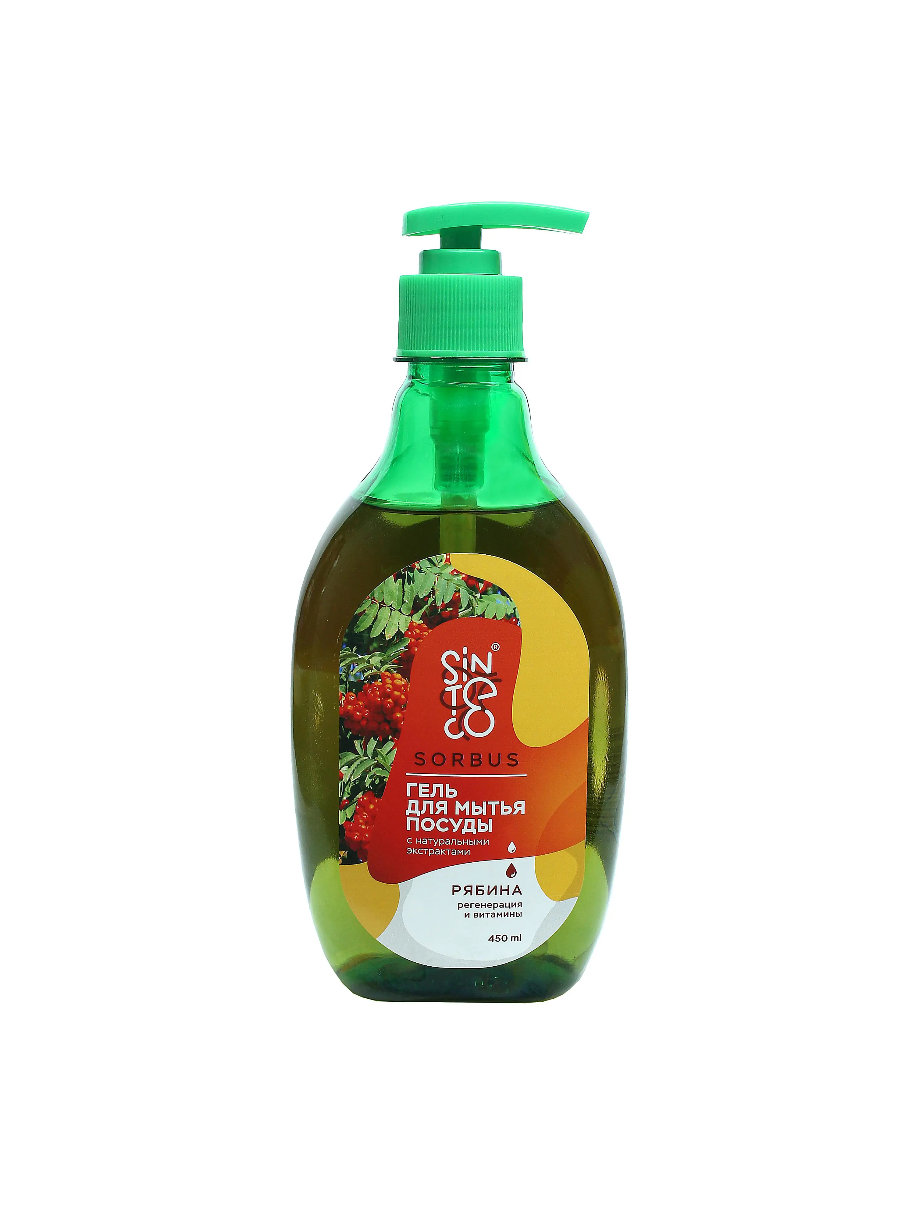 Изображение товара Гель для мытья посуды SINTECO 4640112200064 Рябина 450 мл