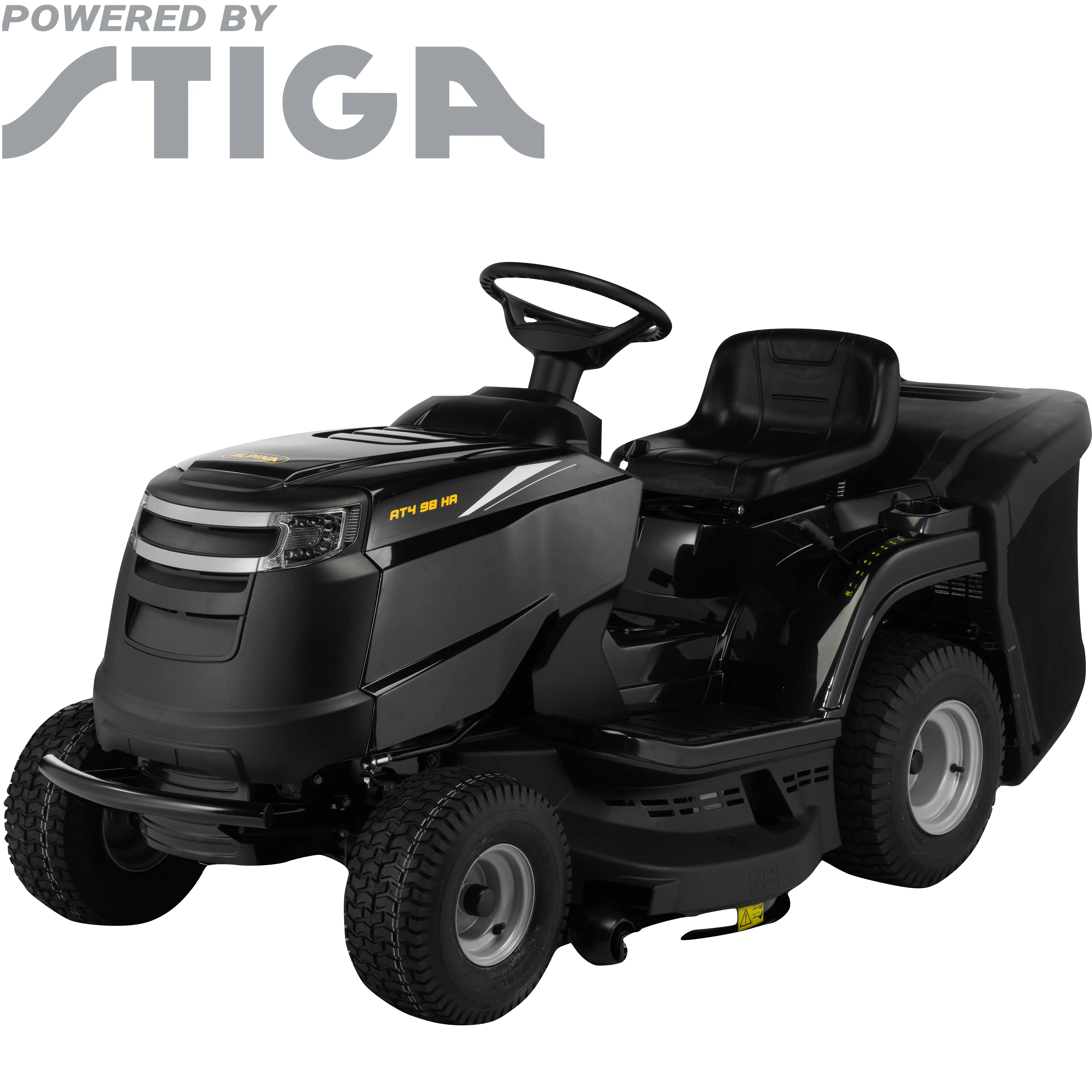 Изображение товара Трактор садовый Aplina АТ4 98 НА мощный бензиновый райдер для больших участков