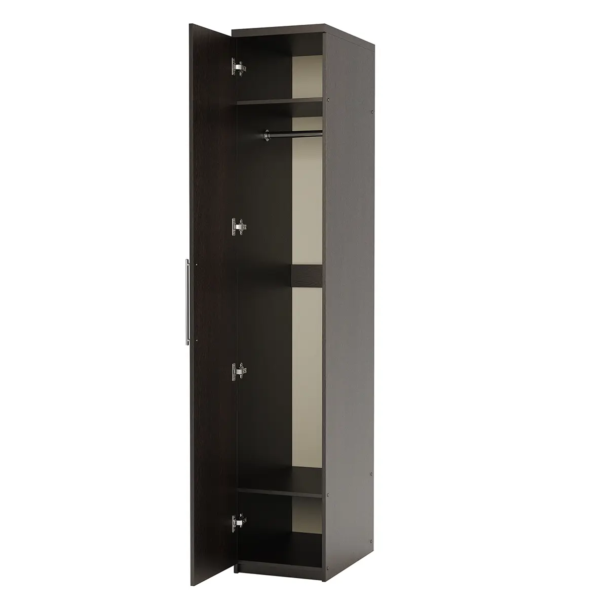 Изображение товара Шкаф распашной Мелодия МШ-11 50х220 см венге для одежды и дома