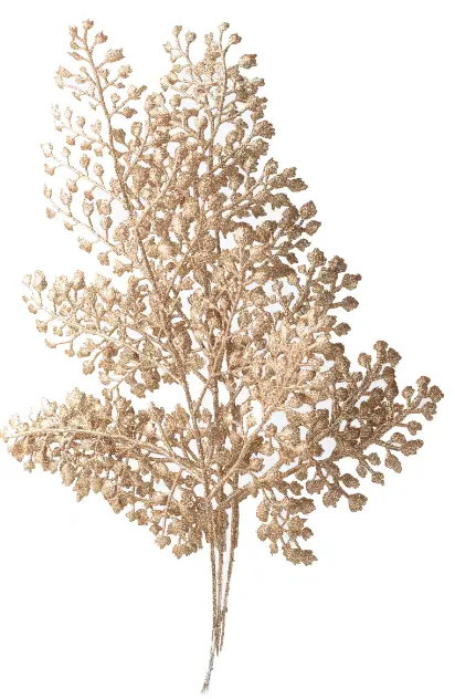 Изображение товара Ветка искусственная "Золотистая" 36 см 3 шт.