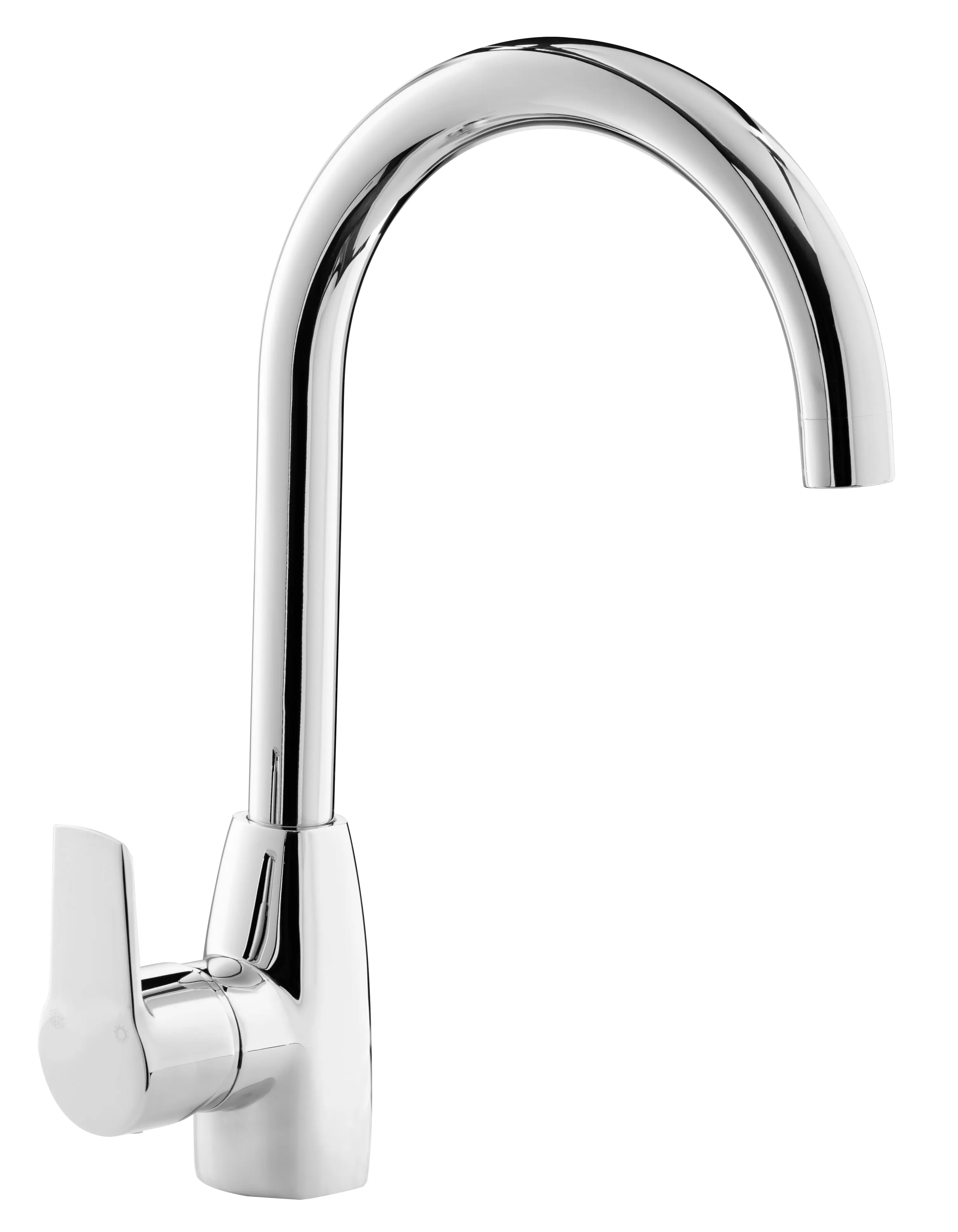 Изображение товара Однорычажный смеситель Azario Enzo 24 см цвет хром