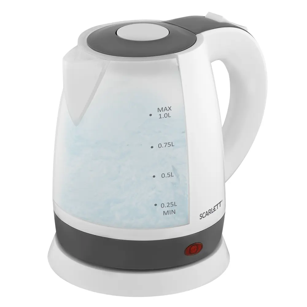 Изображение товара Электрический чайник Scarlett SC-EK18P53 1 л пластик цвет белый