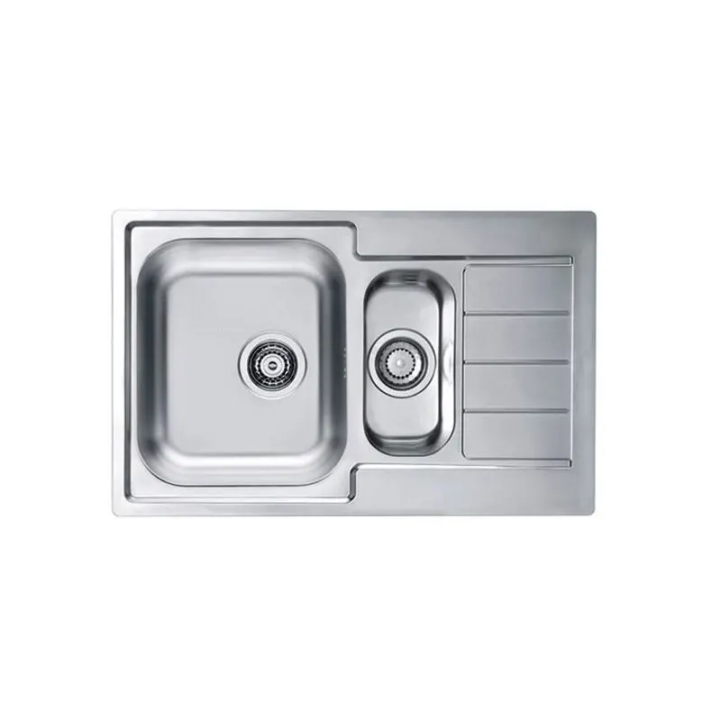 Изображение товара Врезная мойка Alveus LINE 79x50 см глубина 16 см нержавеющая сталь 304 цвет сталь 1065684