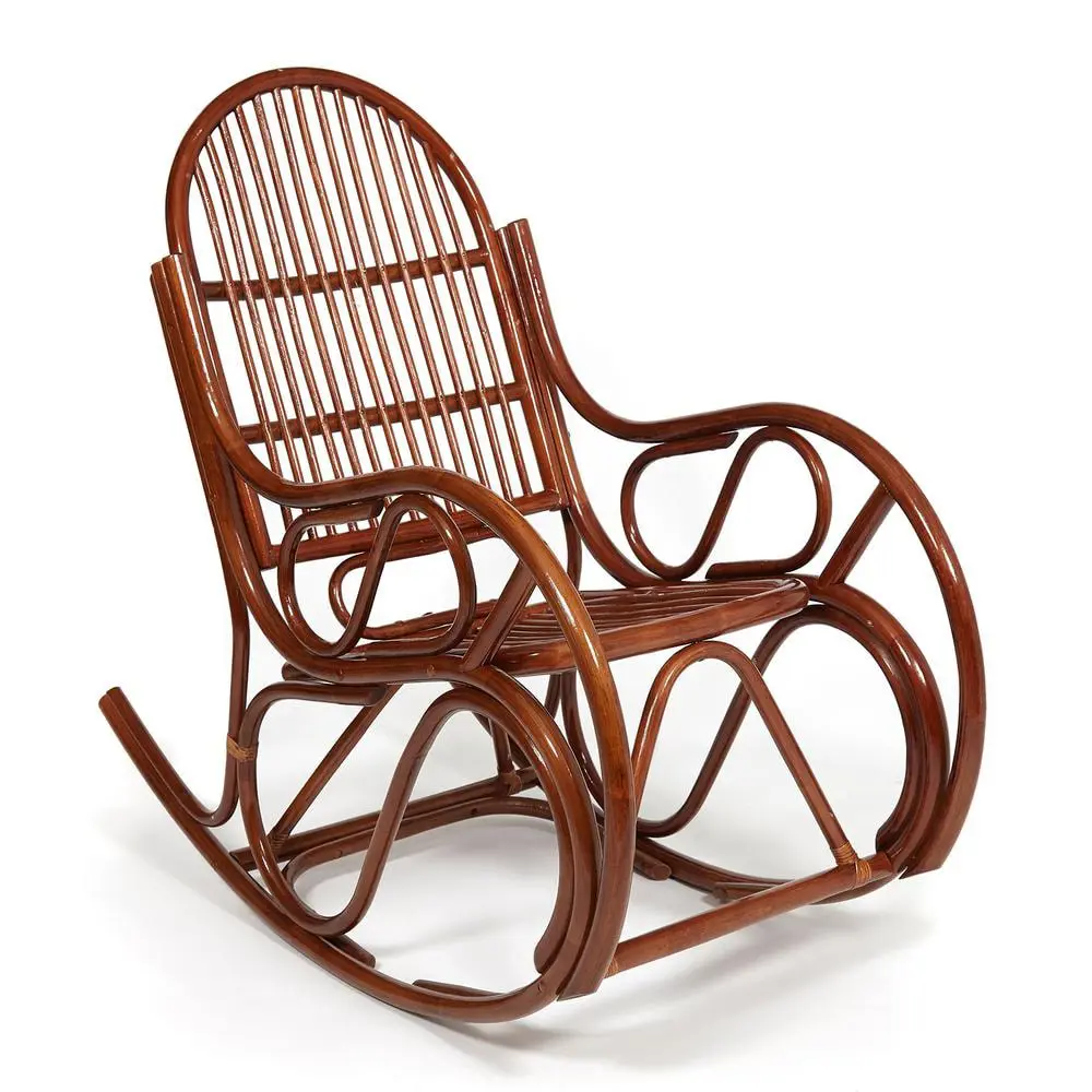 Изображение товара Кресло садовое Tetchair VIENNA 58 см х 133 см х 102 см ротанг коричневый