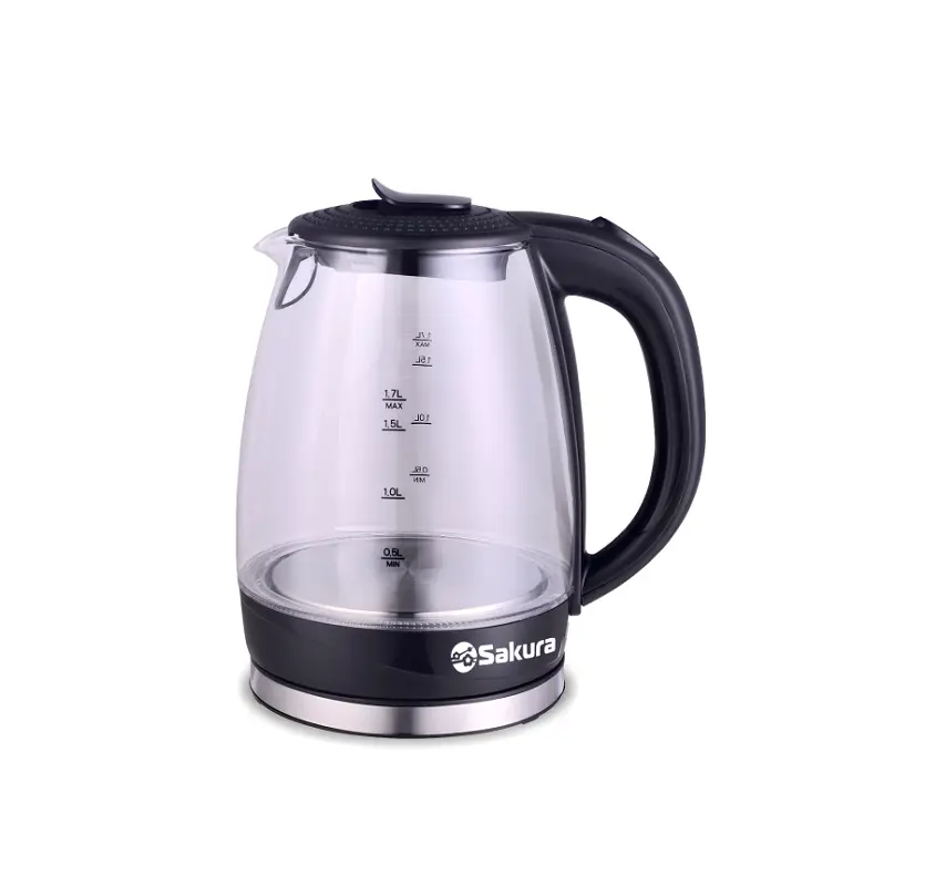 Изображение товара Электрический чайник Sakura SA-2717BK 1.7 л стекло цвет черный