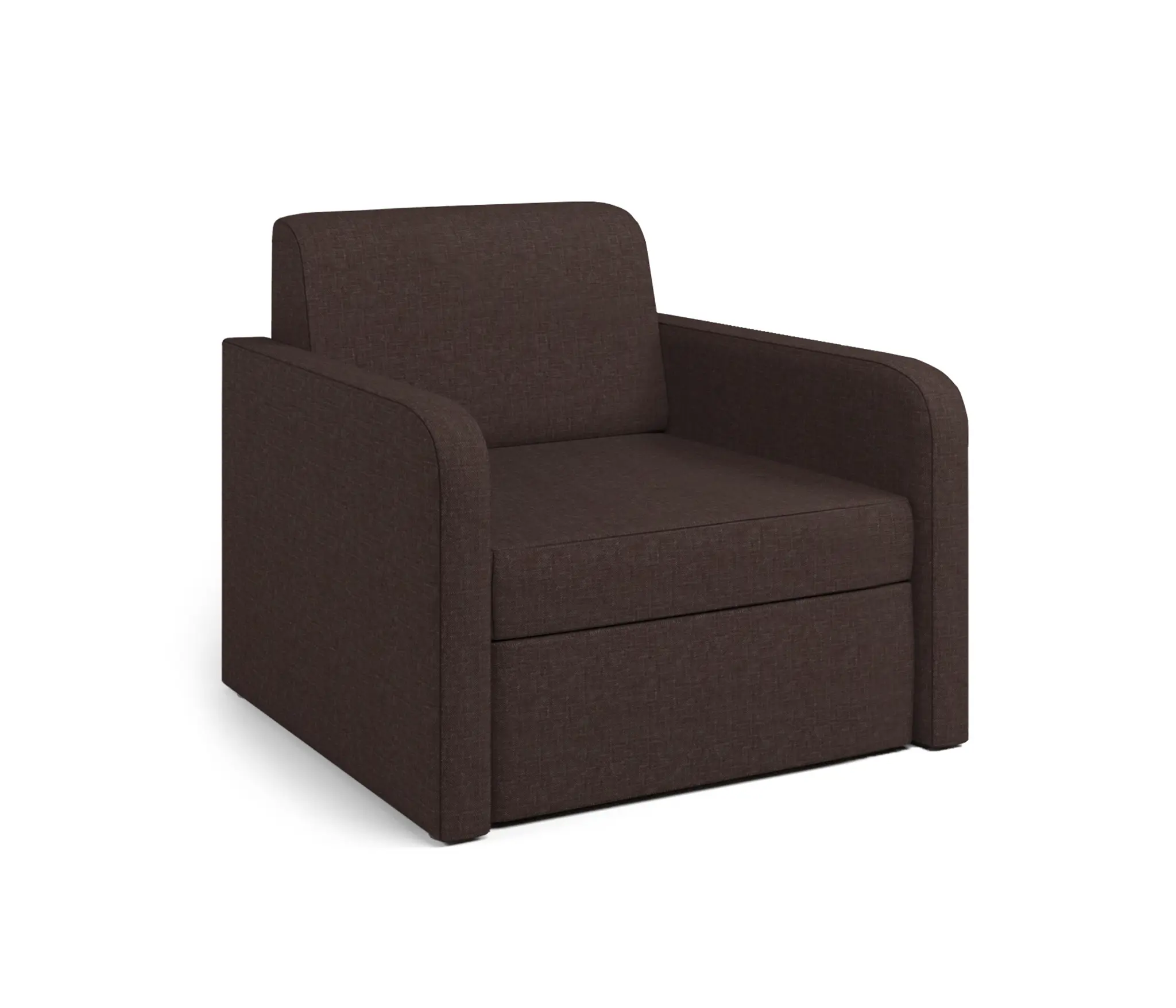 Изображение товара Кресло-кровать Шарм-дизайн Бит Куба 76x74x78 см цвет коричневый 3108204