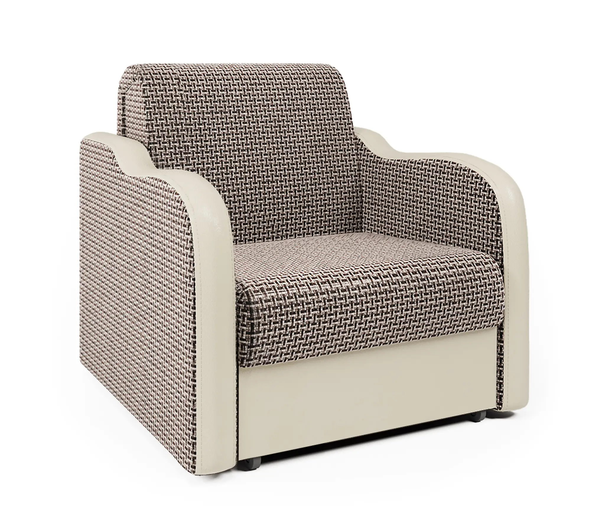 Изображение товара Кресло-кровать Шарм-Дизайн Коломбо 70 90x95x110 см цвет коричневый/бежевый 33070674