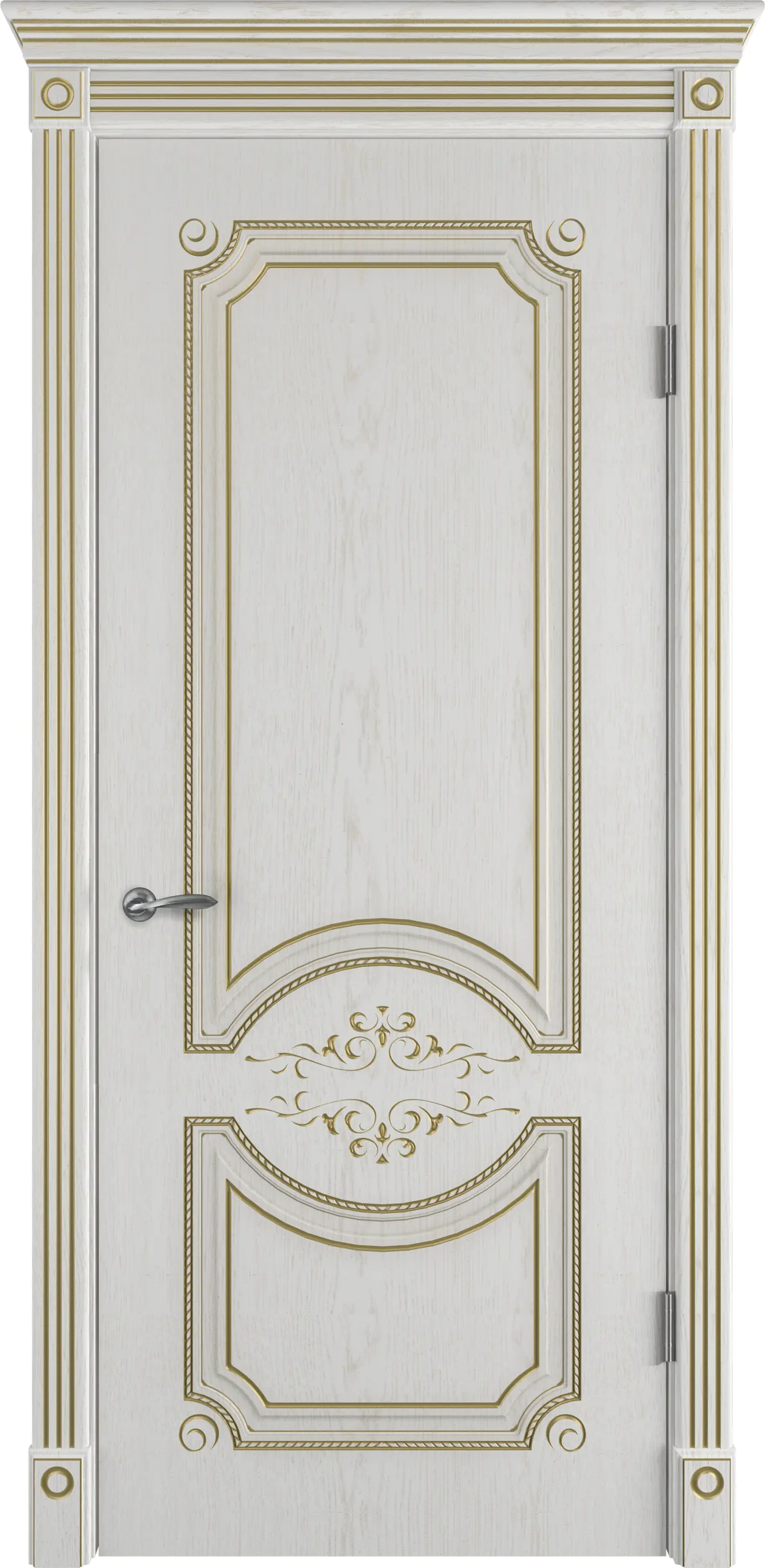 Изображение товара Дверь межкомнатная глухая Милана 80x200 см ПВХ цвет дуб бьянко