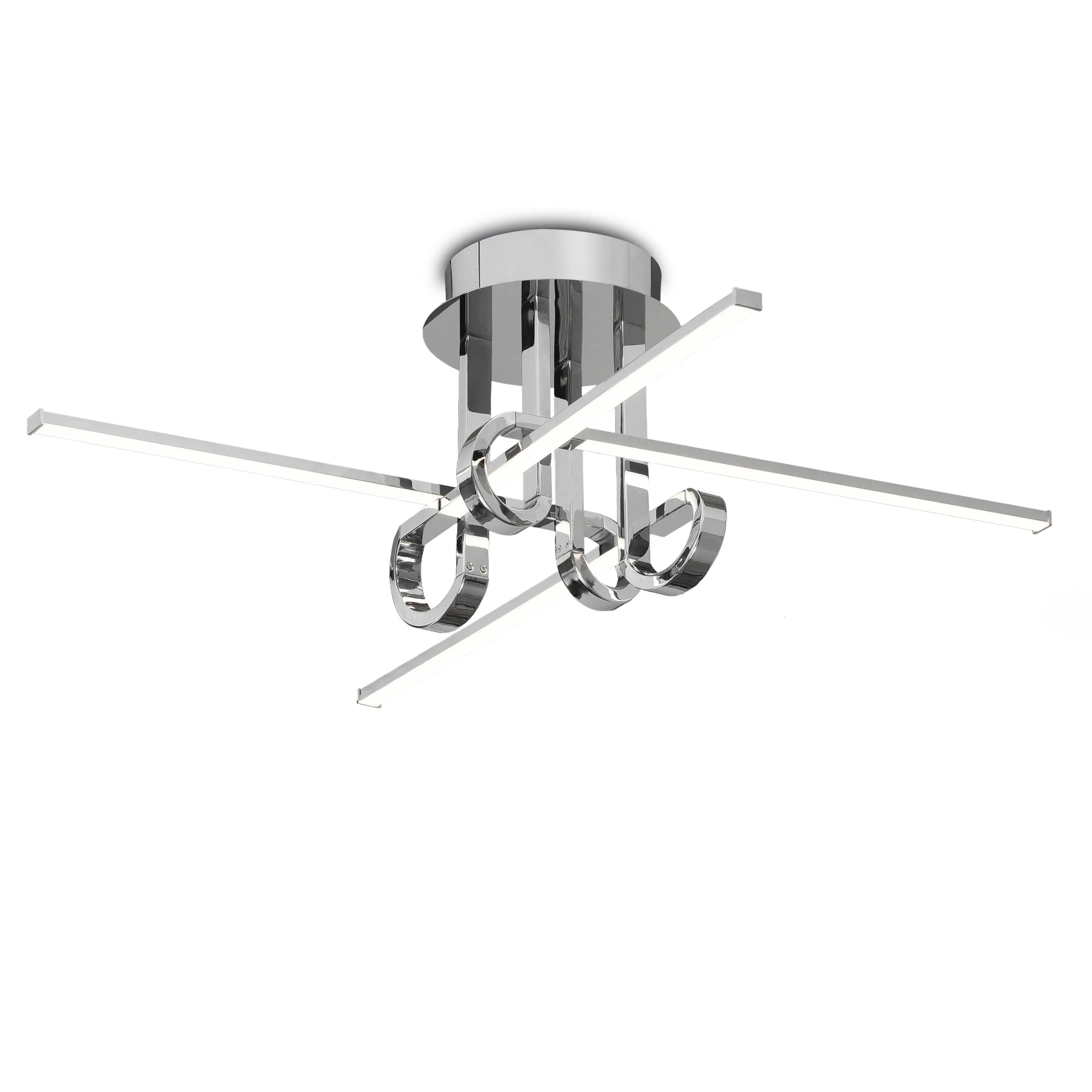 Изображение товара Потолочный светильник Mantra Cinto 6125 серебристый хром стиль современный