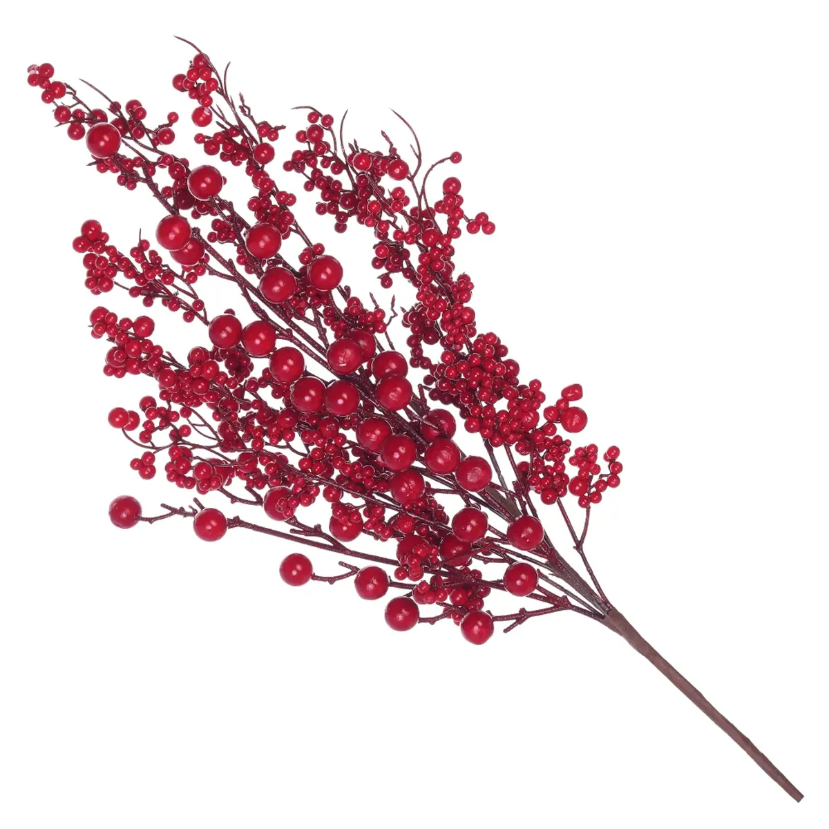 Изображение товара Новогоднее украшение Ветка 70x35 см цвет красный