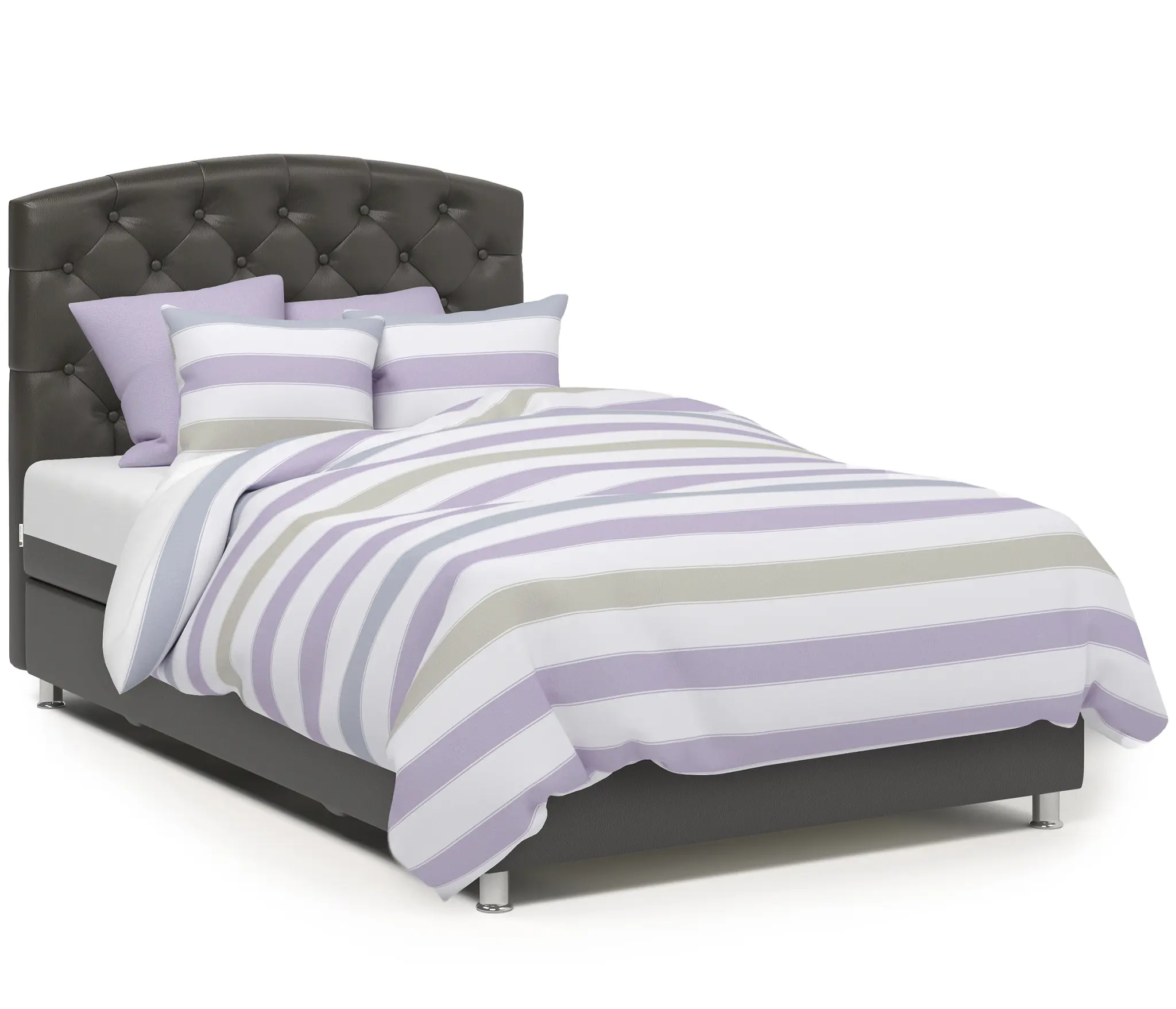 Изображение товара Кровать Шарм-дизайн Премиум 80430411 с ящиком и матрасом 140x198 см