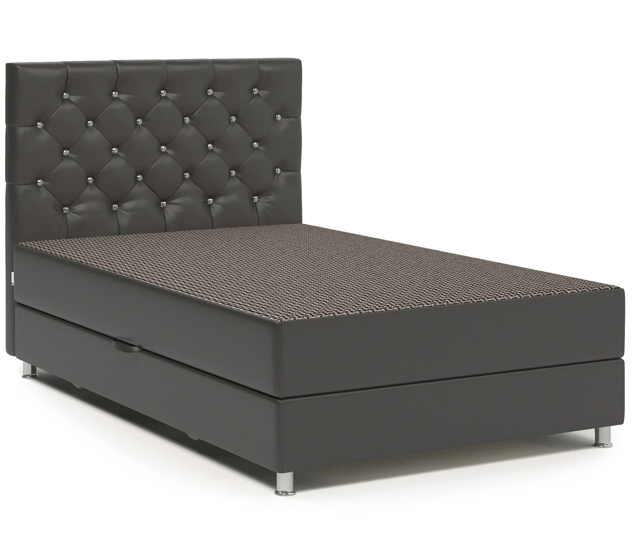 Изображение товара Тахта Шарм-дизайн Шармэль 80430425 с ящиком, матрасом и подъемным механизмом