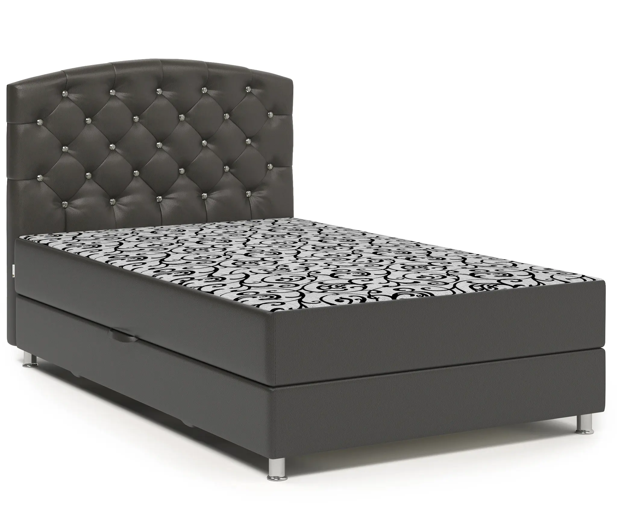 Изображение товара Тахта Шарм-дизайн Премиум 80430489 люкс 120x110x208 см цвет шоколад