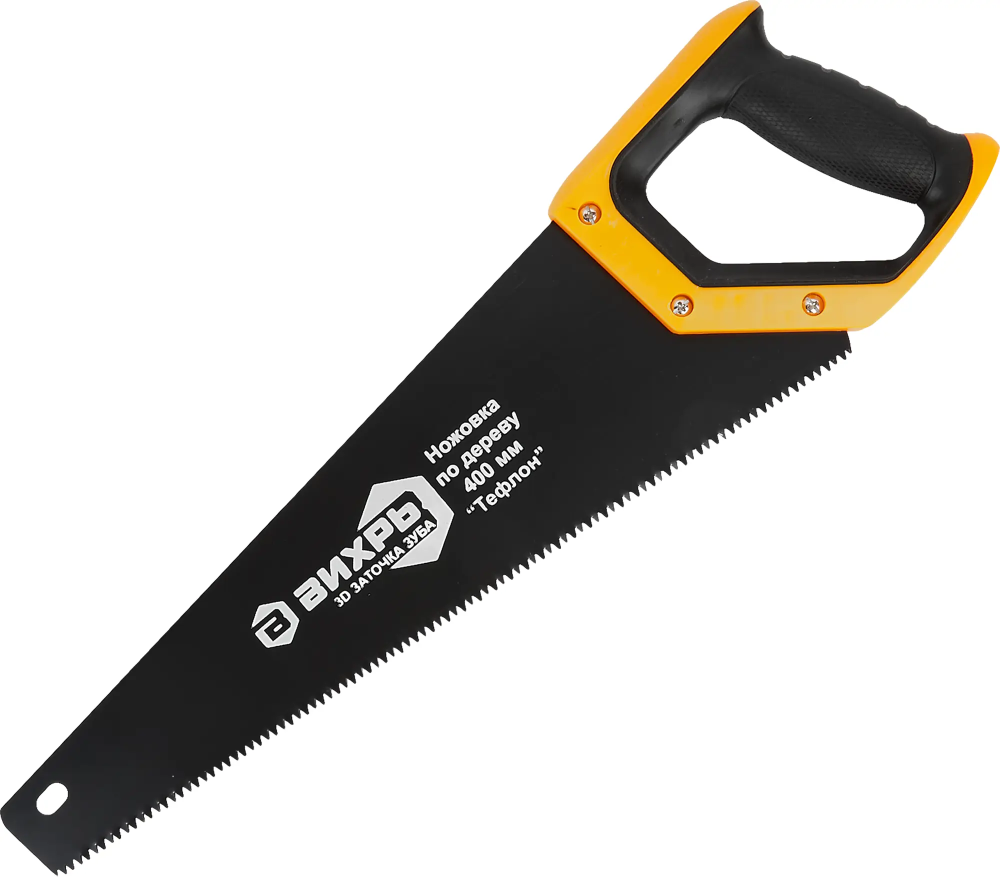Изображение товара Пила по дереву Вихрь Тефлон 400 мм классическая для распила