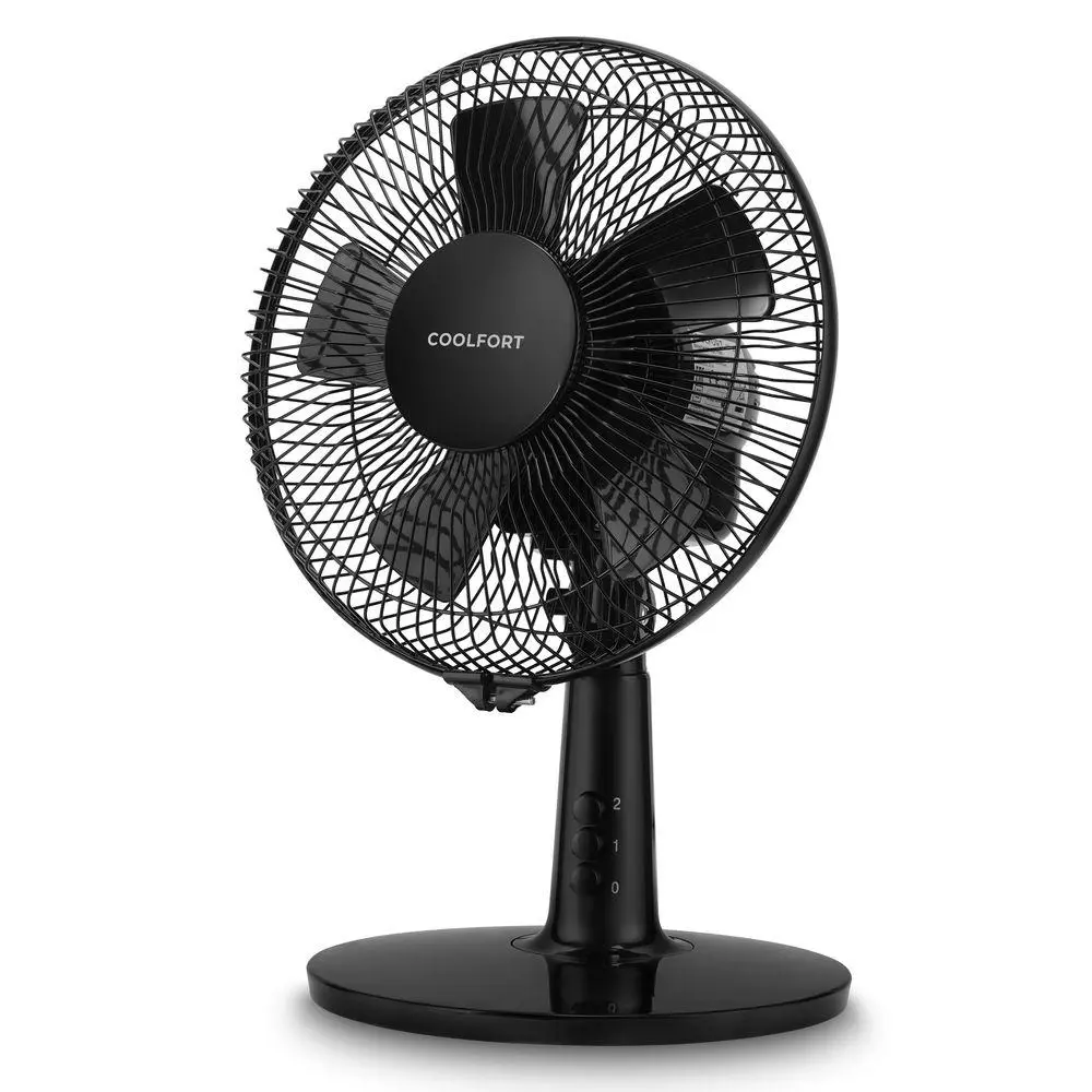 Изображение товара Вентилятор настольный Coolfort CF-2001 20 Вт D27 см цвет черный