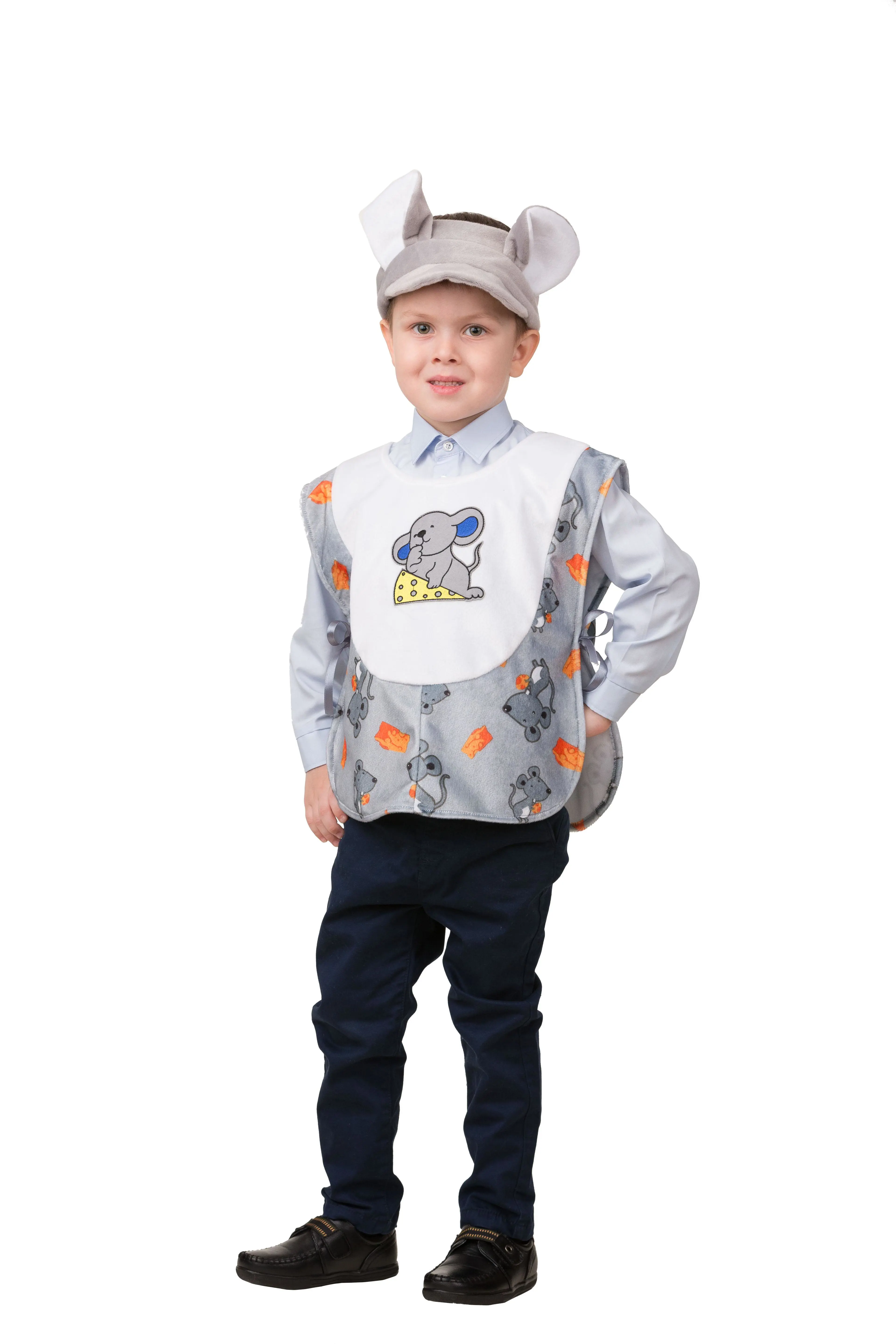 Изображение товара Карнавальный костюм Батик Мышонок 2217-110-56 полиэстер размер детский