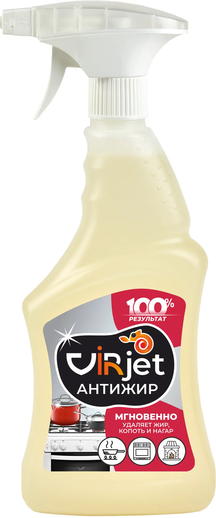 Изображение товара Средство для кухни VIRJET Антижир 4603806796137 500 мл