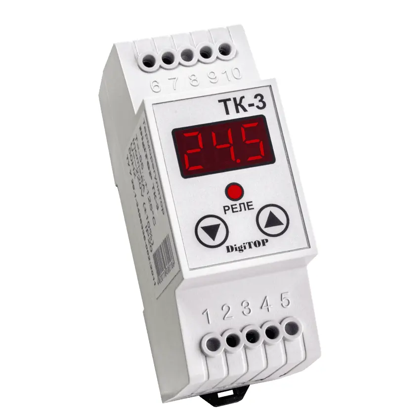 Изображение товара Терморегулятор Digitop ТК-3 цифровой программируемый 5 Вт цвет белый