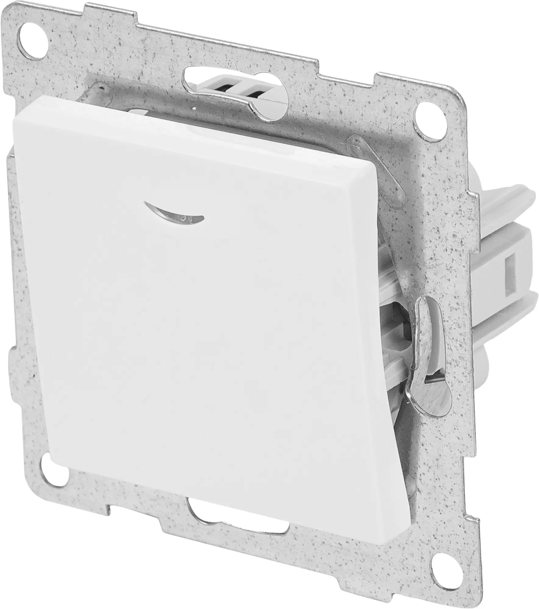 Изображение товара Выключатель встраиваемый Gusi Electric 1 клавиша белый