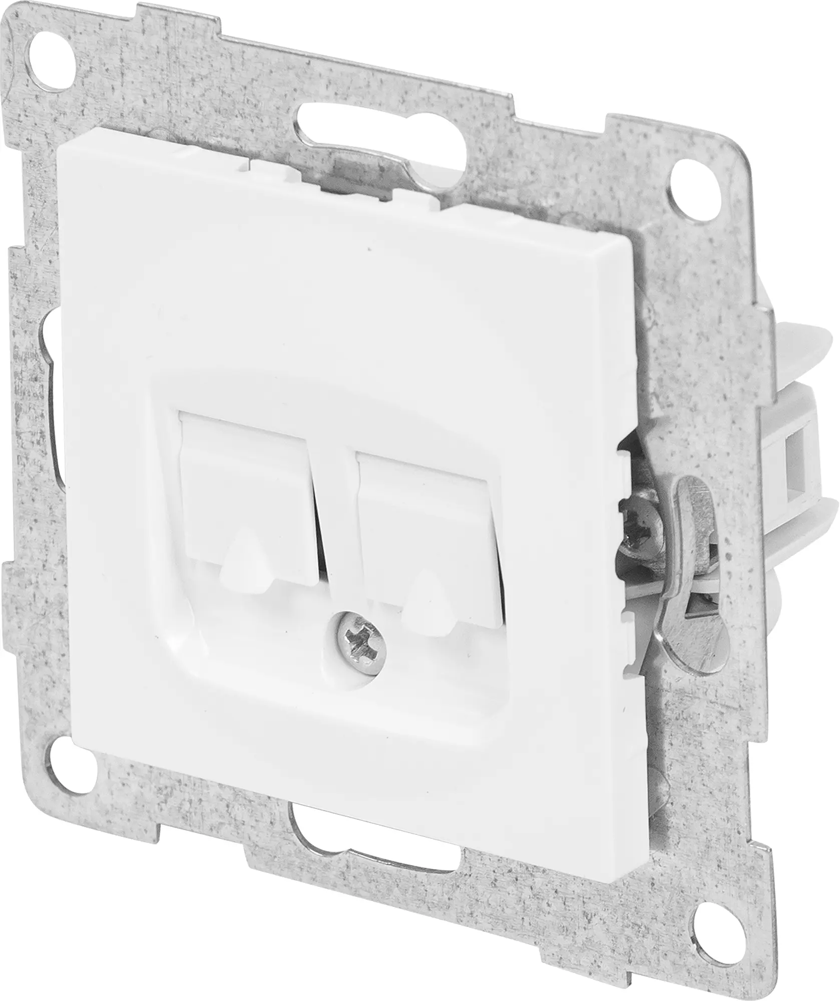 Изображение товара Компьютерная розетка встраиваемая Gusi Electric Ugra RJ45 белая IP20