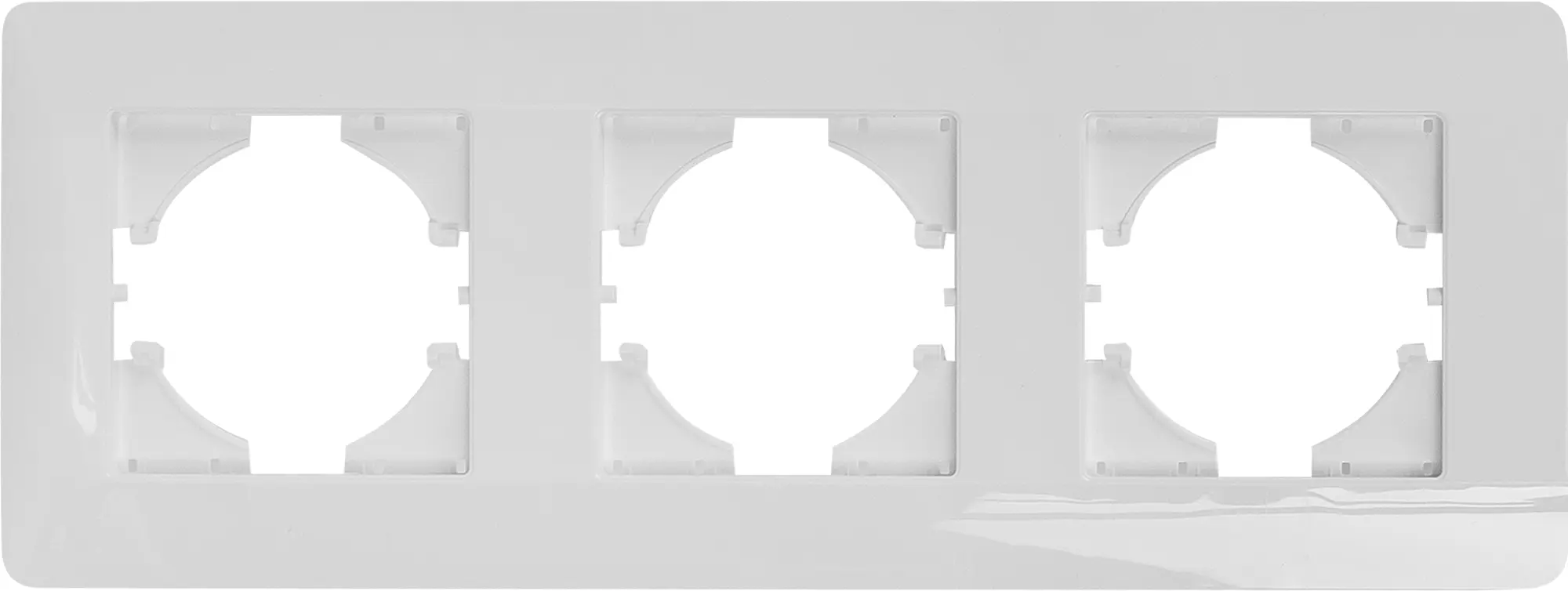 Изображение товара Рамка для розеток и выключателей Gusi Electric Ugra С1130-001 белая
