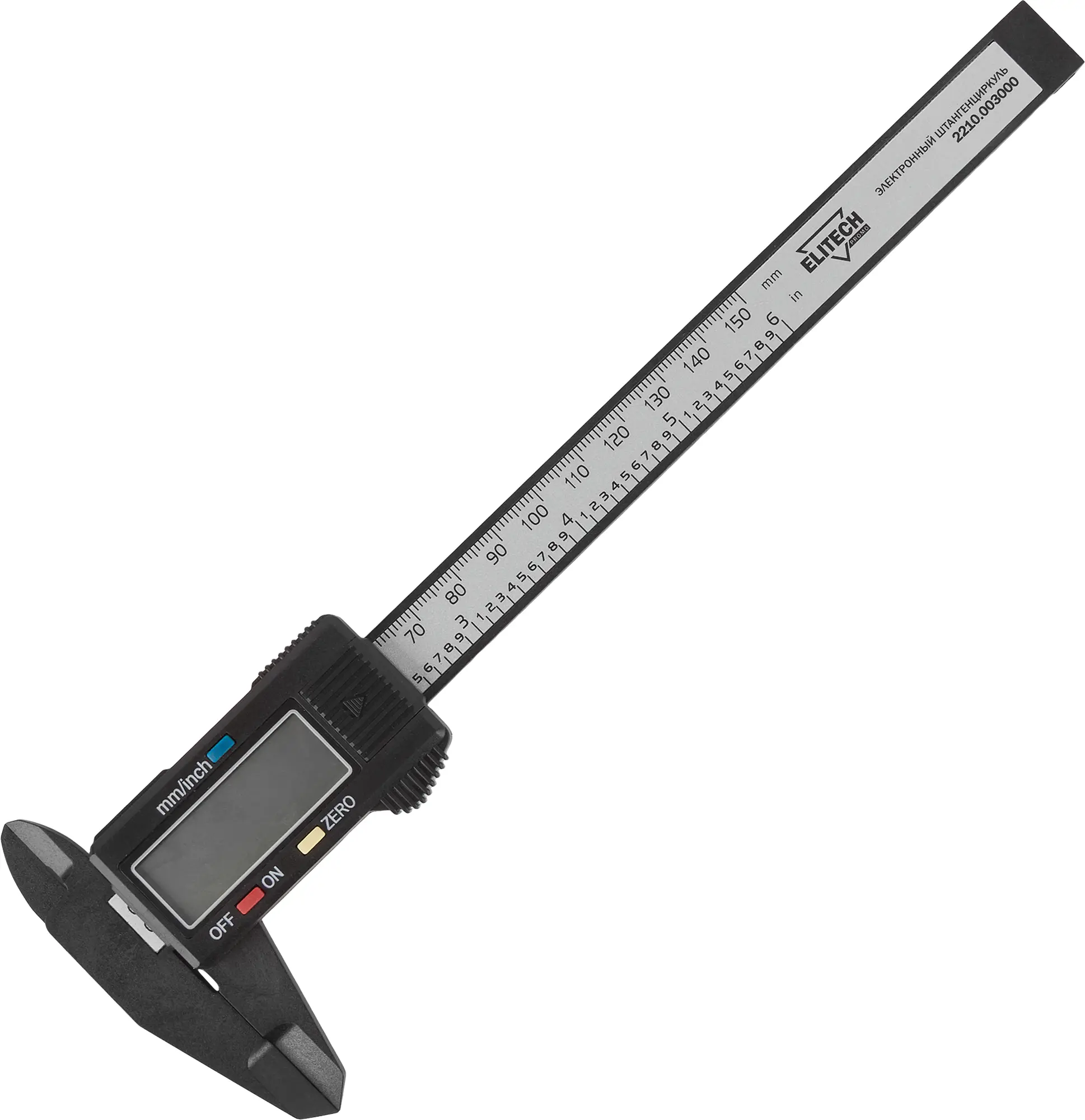 Изображение товара Цифровой штангенциркуль Elitech 150 мм для точных измерений
