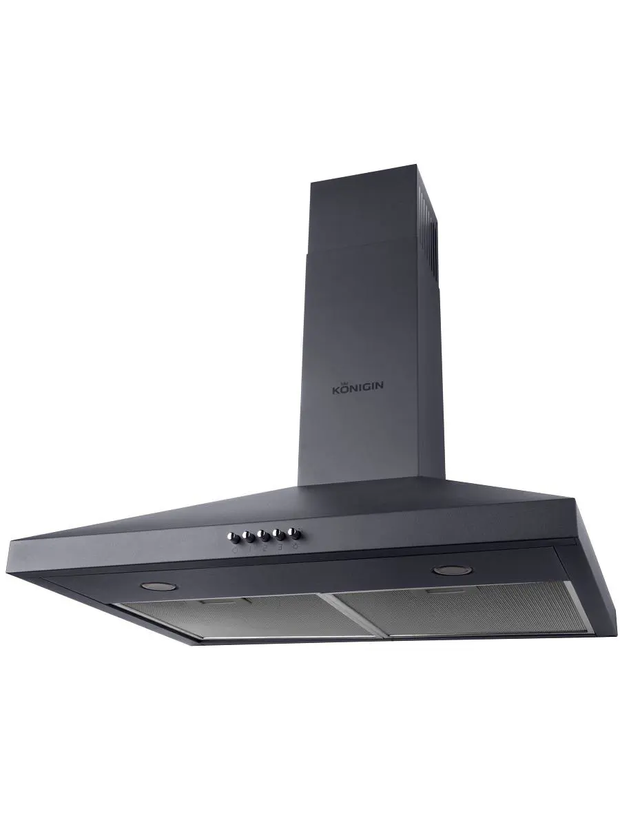 Изображение товара Настенная вытяжка Konigin Canary Grey 50 50 см цвет графит
