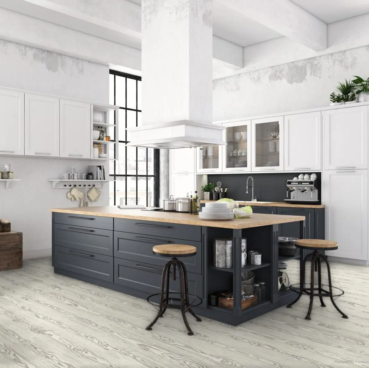 Изображение товара Ламинат Kronostar De Facto Дуб Инфинити 33 класс толщина 12 мм с фаской 1.33 м²