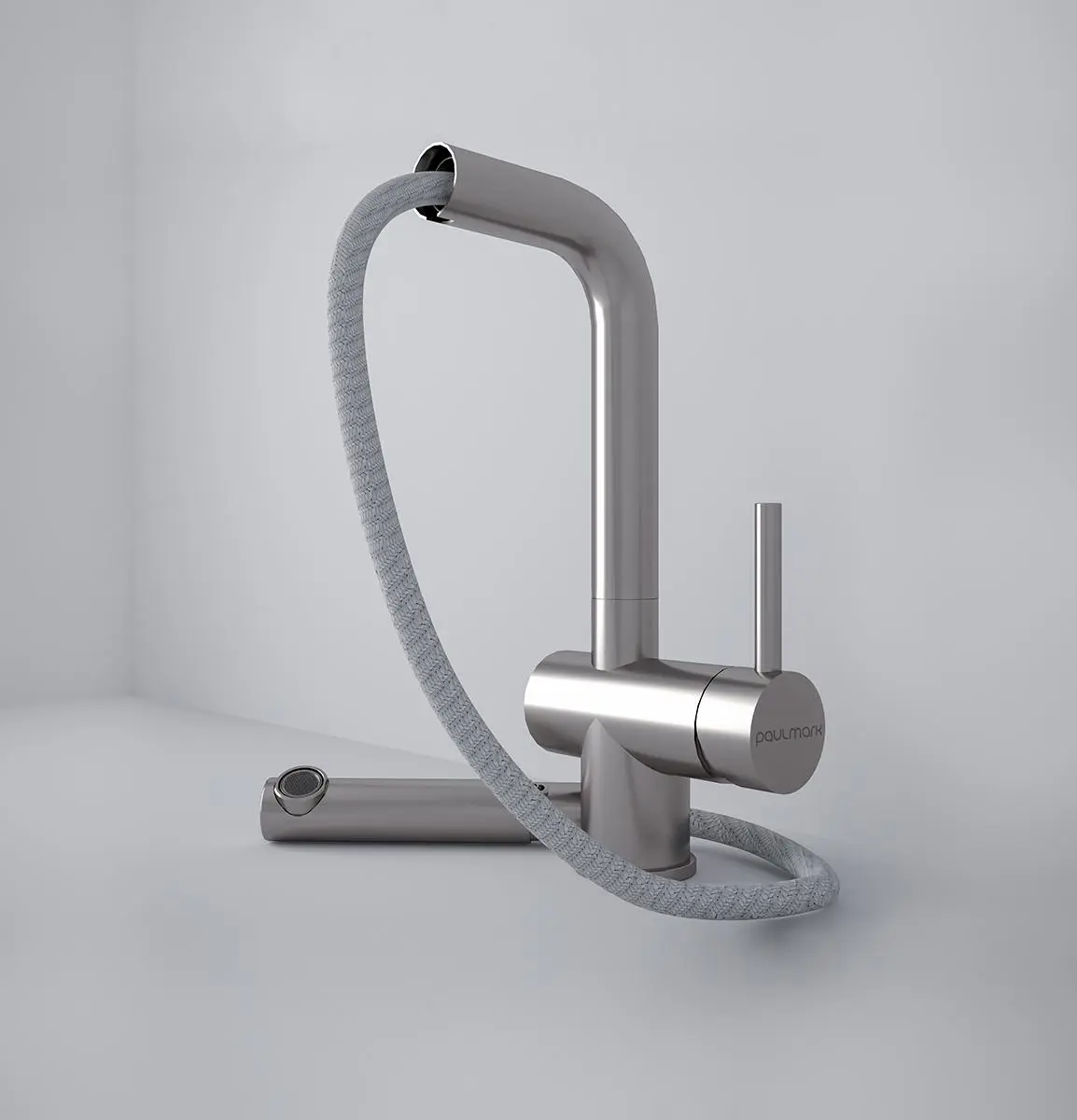 Изображение товара Однорычажный смеситель Paulmark Do214418-418 26 см цвет черный