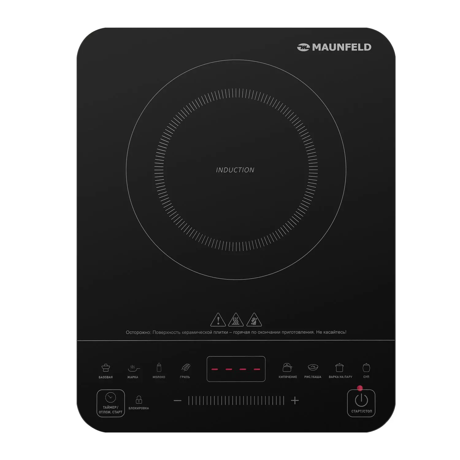 Изображение товара Индукционная настольная плита Maunfeld EVI.F291-BK 29 см 1 конфорка цвет черный