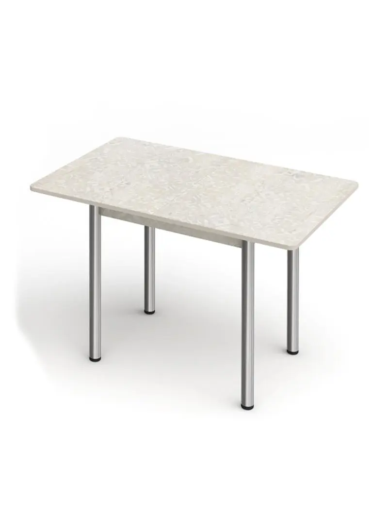 Изображение товара Стол кухонный раскладной Кеа прямоугольник 58x77x76 см ЛДСП цвет светло-серый