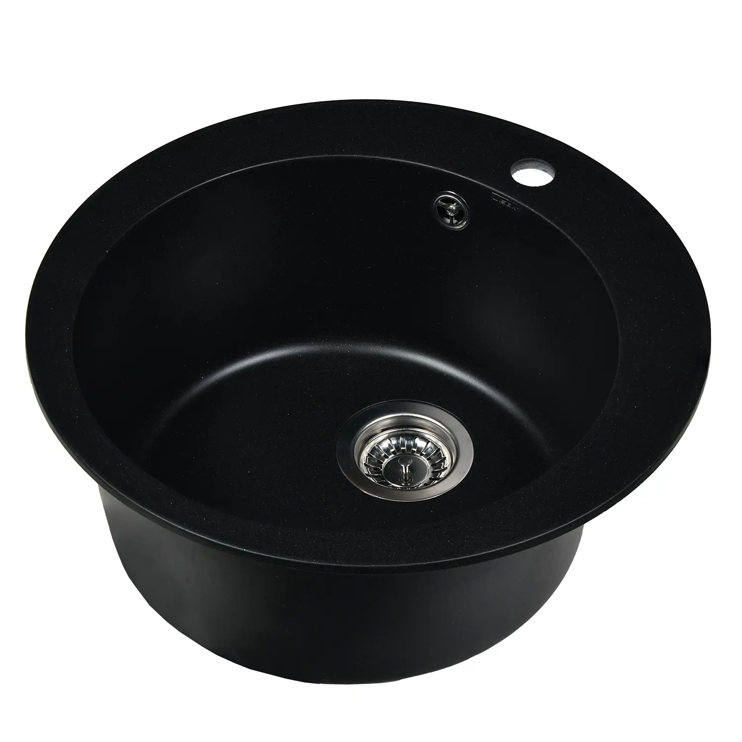 Изображение товара Мойка для кухни из искусственного камня Wisent MWR510-25 оникс 50x50 см