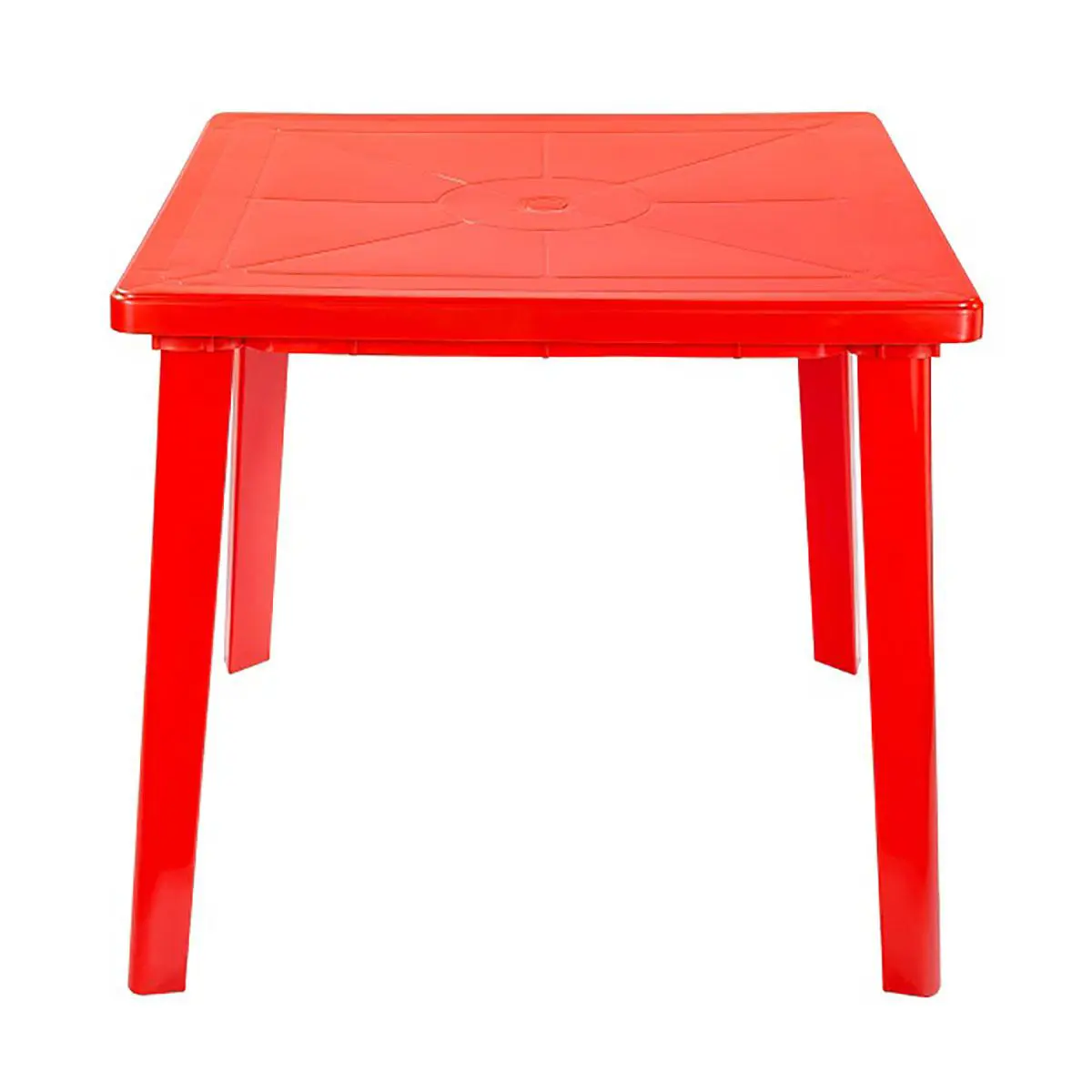 Изображение товара Нераздвижной садовый стол Стандарт 71 x80x80см пластик красный