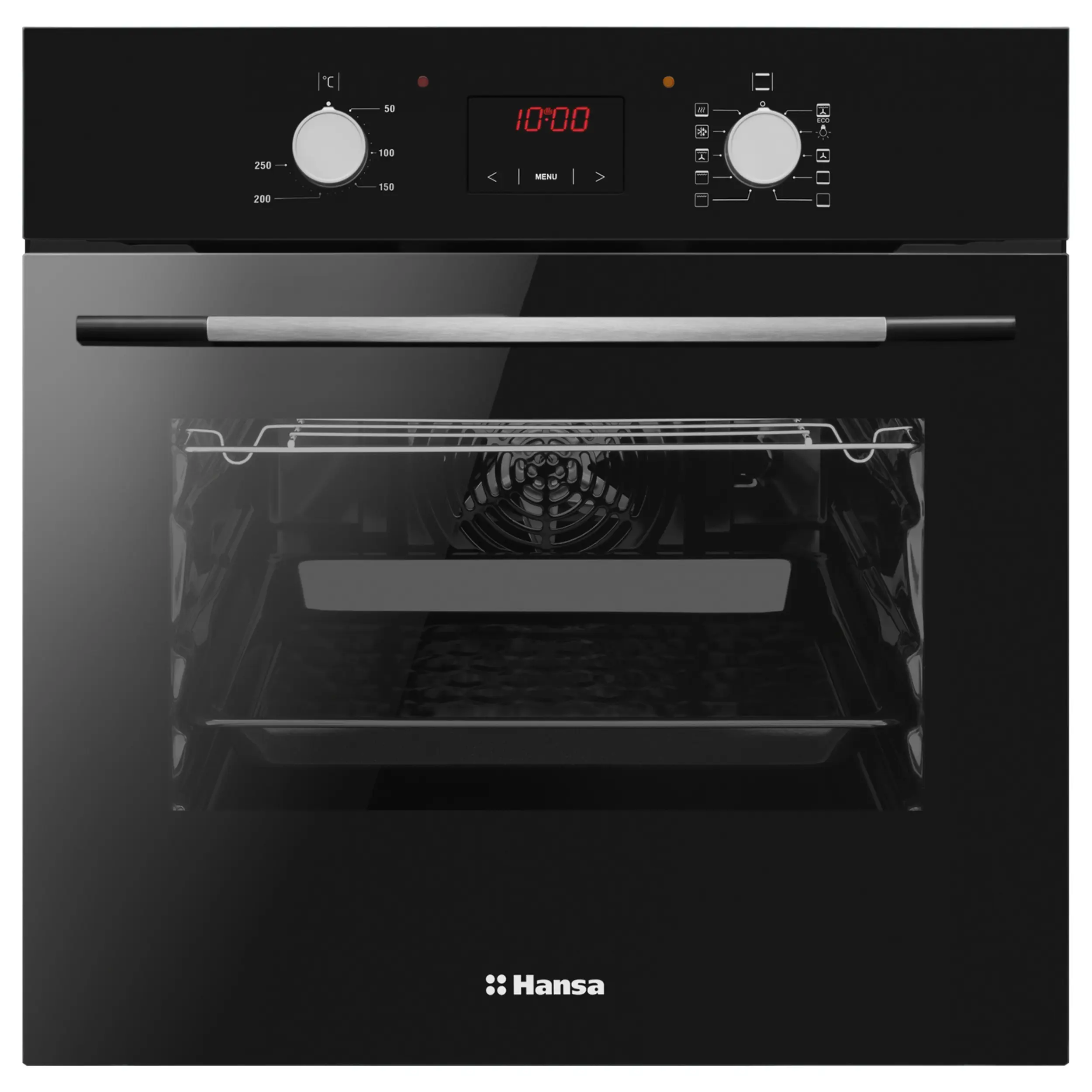 Изображение товара Электрический духовой шкаф Hansa BOES68460 62 л черный конвекция гриль таймер