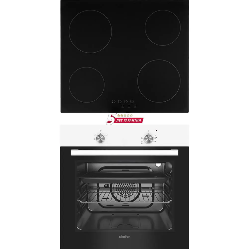 Изображение товара Комплект бытовой техники 2 предмета Simfer S64W000 цвет нержавеющая сталь