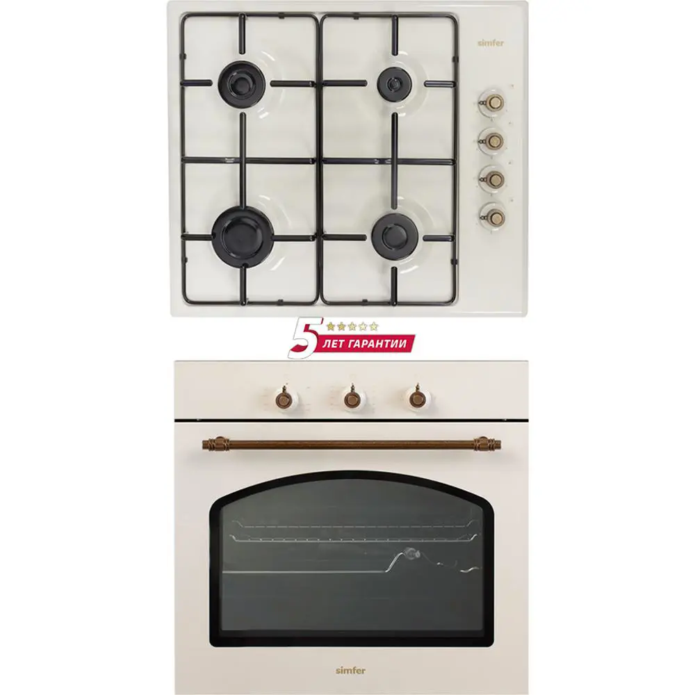 Изображение товара Комплект бытовой техники 2 предмета Simfer S63O417 цвет бежевый