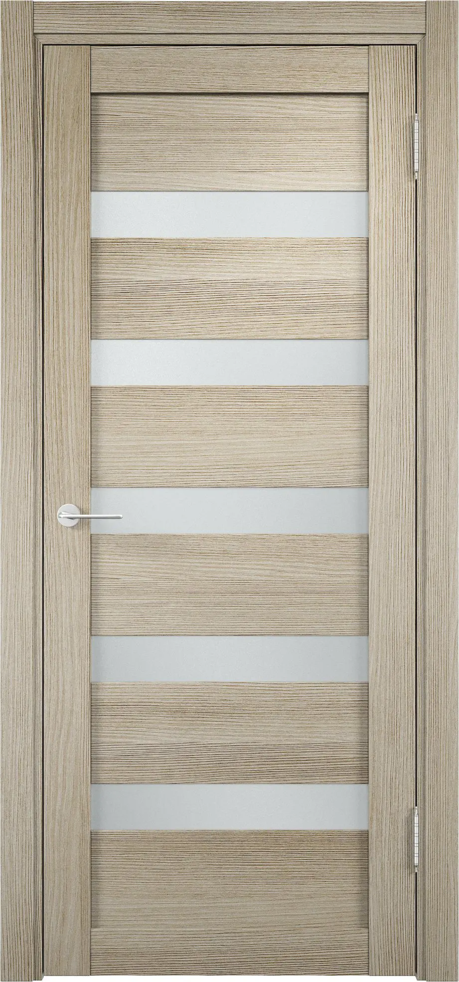 Изображение товара Дверь межкомнатная остеклённая Мюнхен 03 60x200 см с замком и петлями