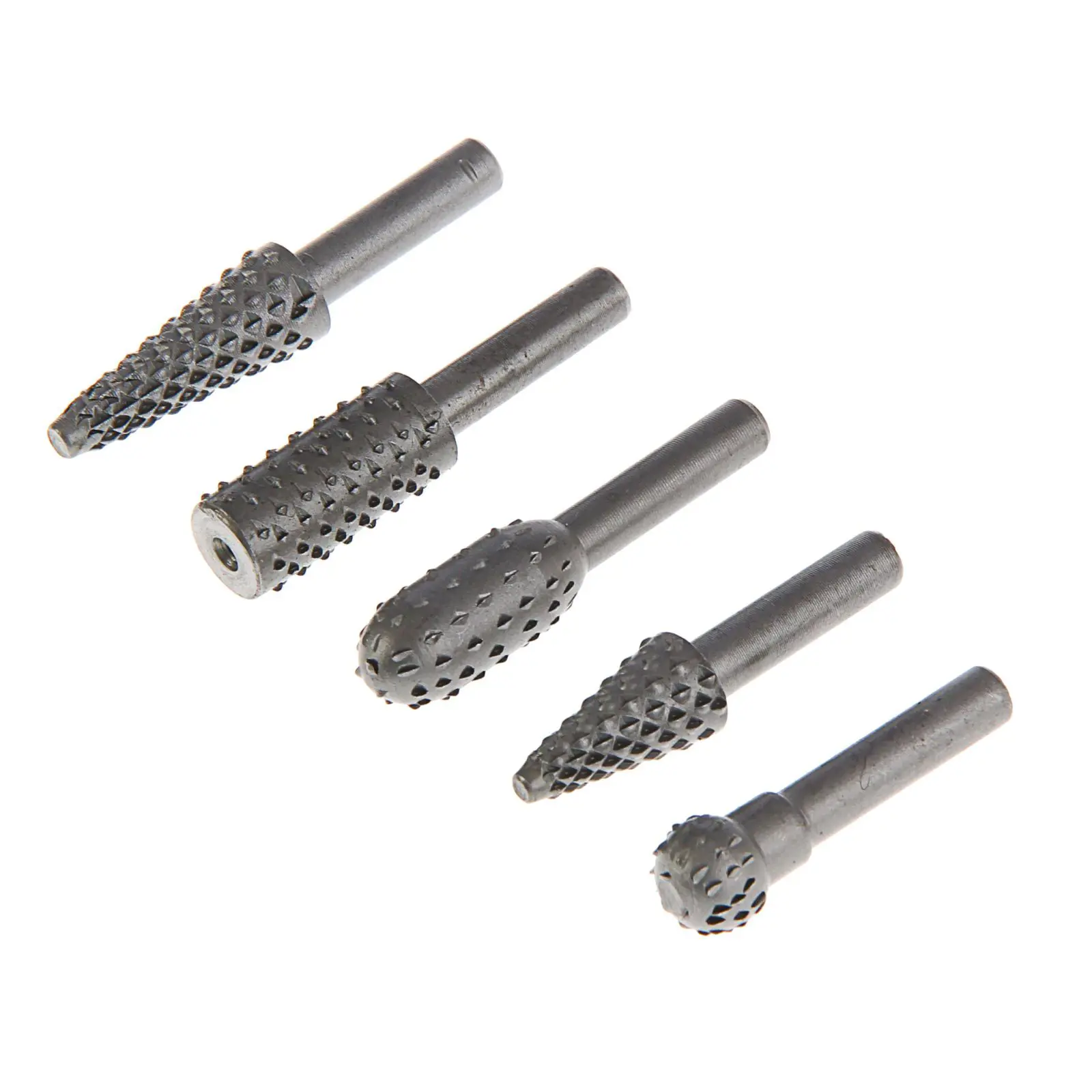 Изображение товара Набор шарошек Тундра 1348154 5 шт для обработки дерева