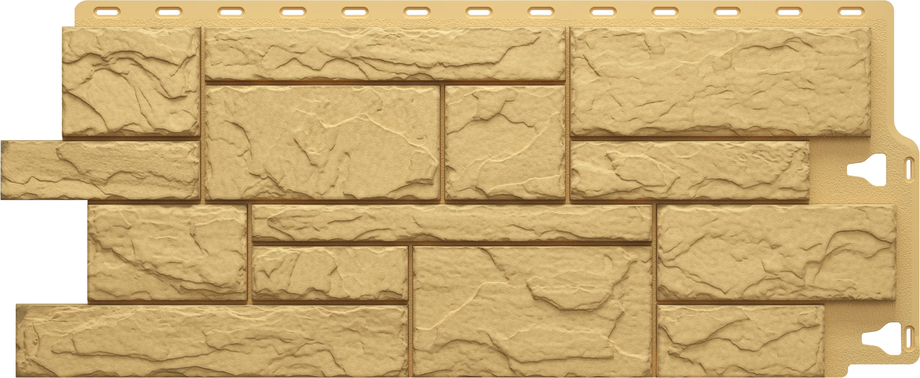 Изображение товара Фасадная панель Docke Камень крупный цвет жёлтый