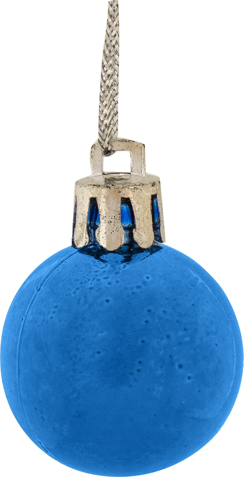 Изображение товара Набор ёлочных шаров 3-8 см цвет серебро/голубой, 46 шт.