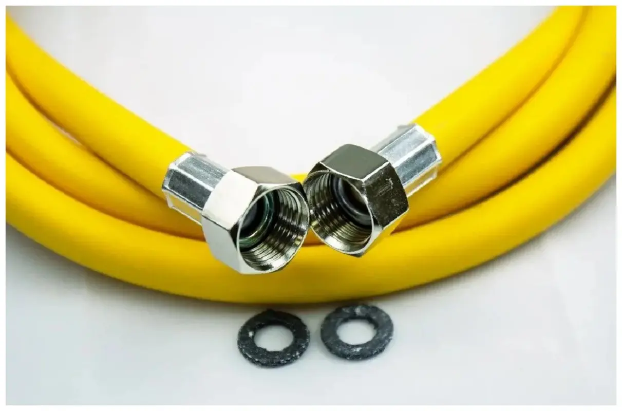 Изображение товара Шланг газовый ПВХ 1/2" 2.5 м гайка-гайка