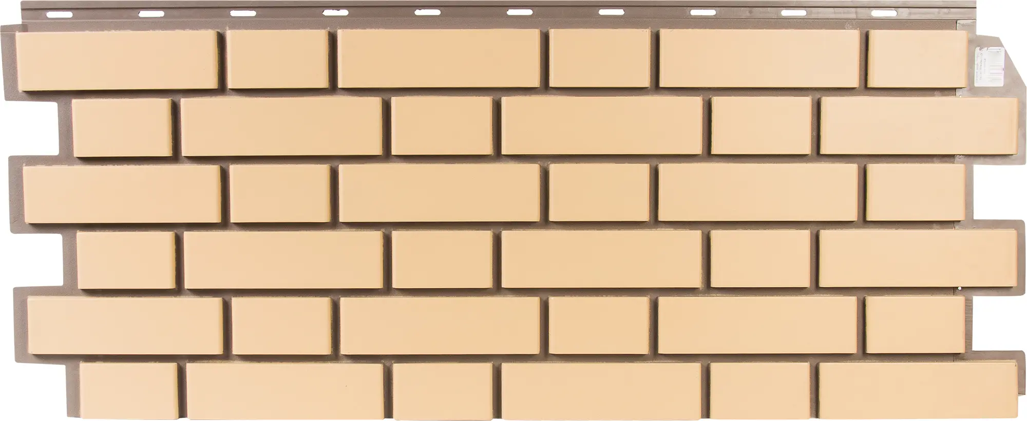 Изображение товара Фасадная панель FineBer Кирпич облицовочный жёлтый 1130x463 мм