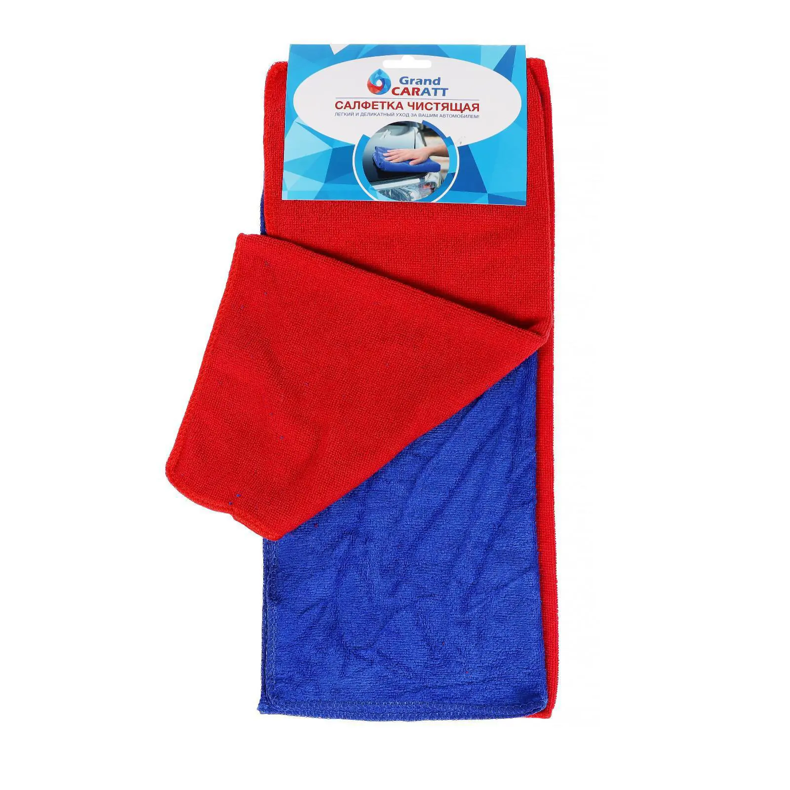 Изображение товара Салфетка для автомобиля GRAND CARATT 5391070 микрофибра 3 шт