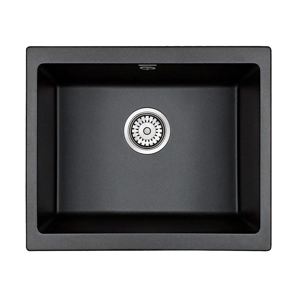 Изображение товара Кухонная мойка Paulmark PM205546-BL Gera 55x46x20 см кварц цвет черный