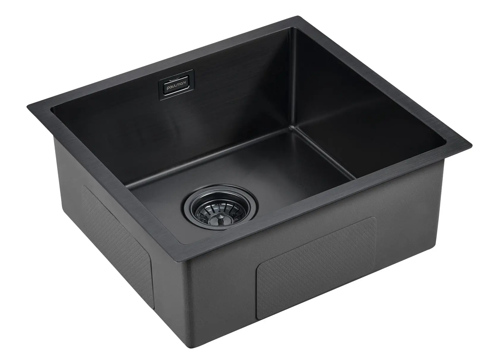 Изображение товара Кухонная мойка Paulmark PM804844-GM Weser 48x44x20 см нержавеющая сталь цвет нержавеющая сталь