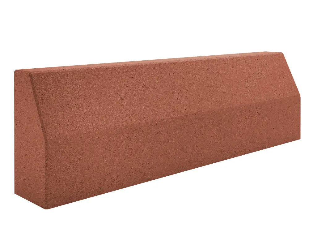 Изображение товара Бордюр тротуарный 1000x300x150 мм терракотовый