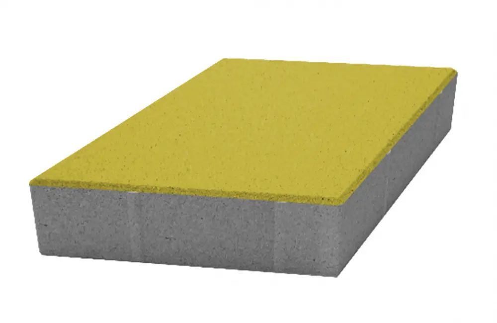 Изображение товара Плитка тротуарная Ромб 343x198x70 мм цвет желтый